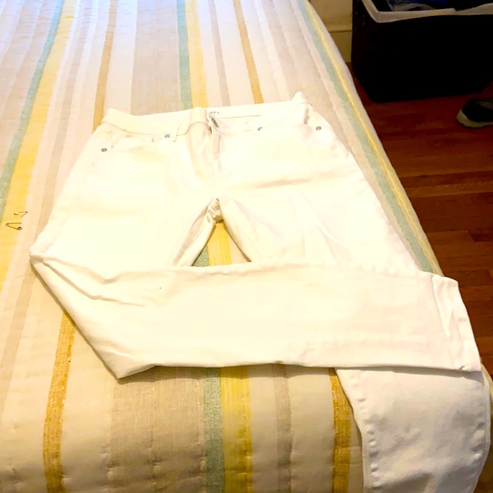 Loft White Jean